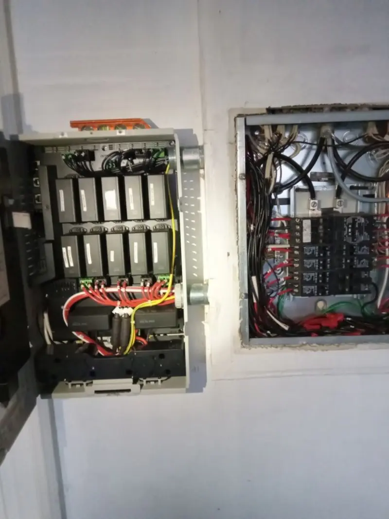 Electrical panel upgrade completed for Carbon Monoxide Detector Installation in Winchester